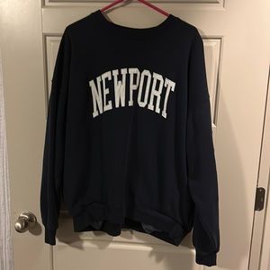 Newport brandy Melville oversized crewneck